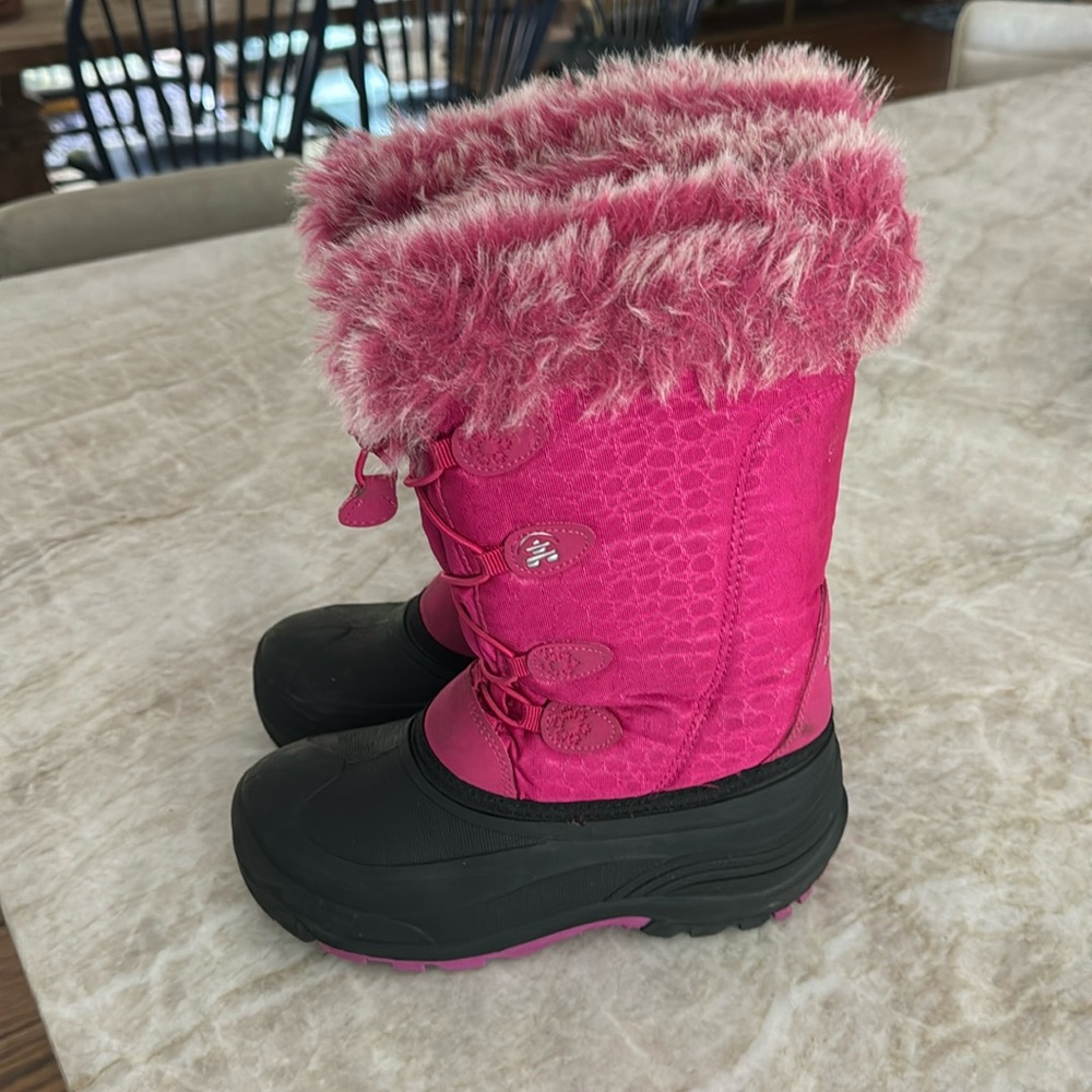 Kamik pink snow boots